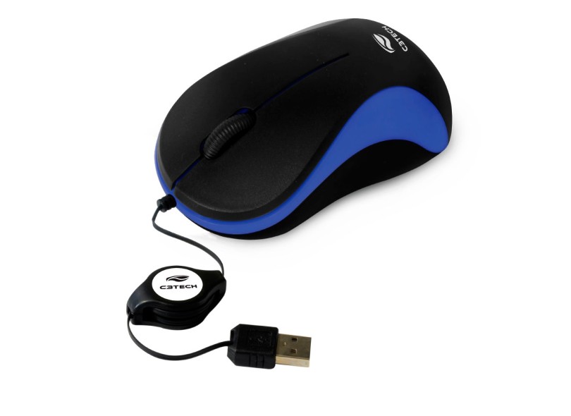 Mouse Óptico Notebook USB MS-10 - C3 Tech