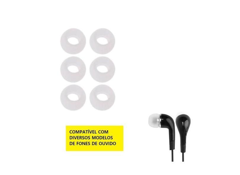 3 Pares De Silicone Intra-auricular para Fone De Ouvido Silicone Subst