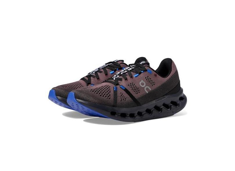 On Cloudsurfer Tênis feminino, Preto/cobalto, 40