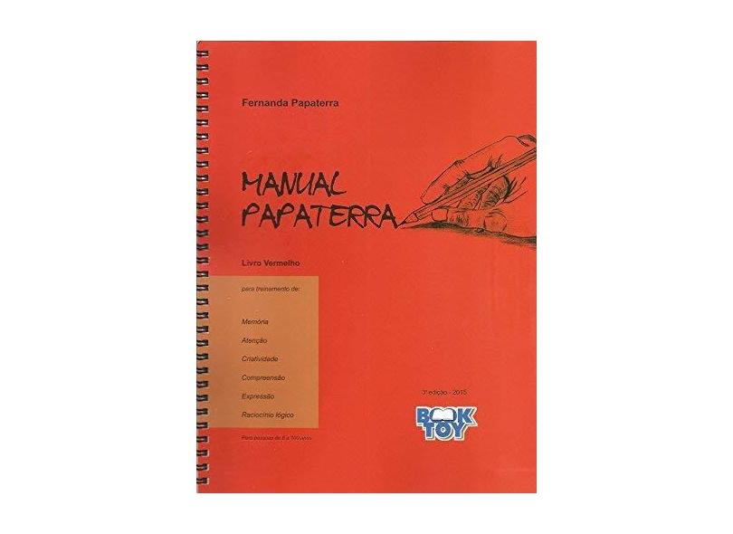 Manual Papaterra - Livro Vermelho - 3ª Ed. 2015 - Papaterra, Fernanda - 9788565027182
