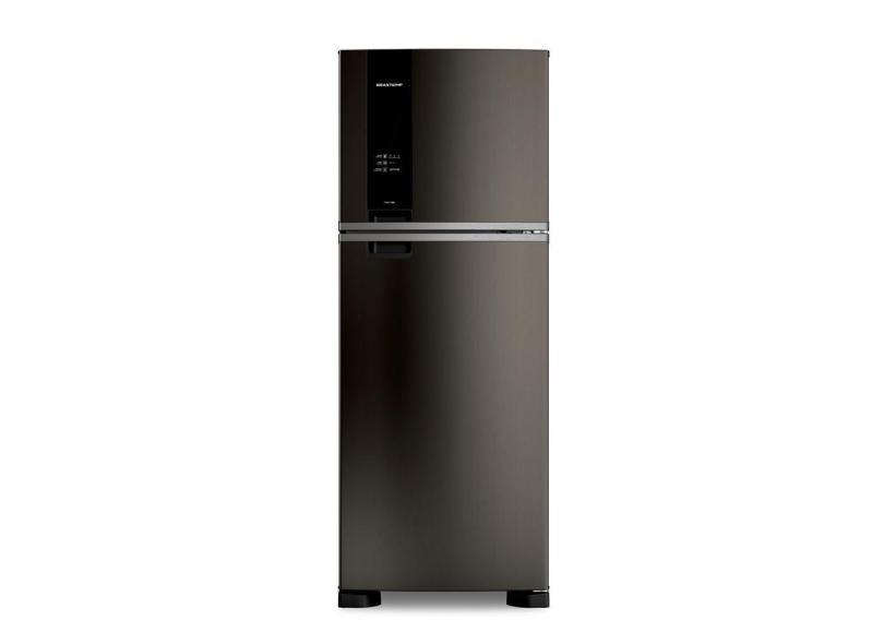 Geladeira Brastemp BRM55FE Frost Free Duplex 463 Litros cor Preto Inox