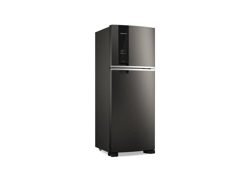 Geladeira Brastemp BRM55FE Frost Free Duplex 463 Litros cor Preto Inox