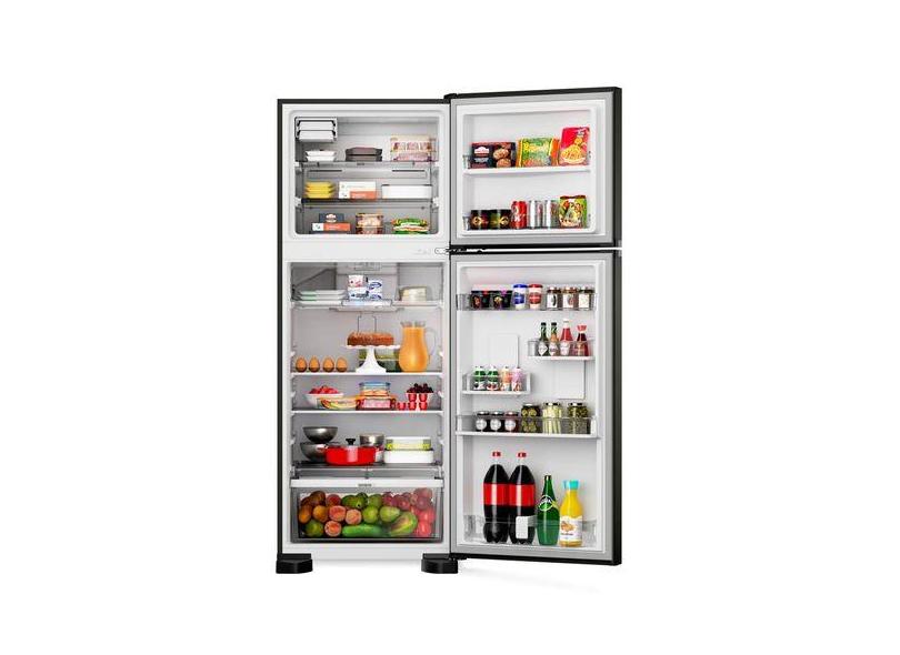 Geladeira Brastemp BRM55FE Frost Free Duplex 463 Litros cor Preto Inox