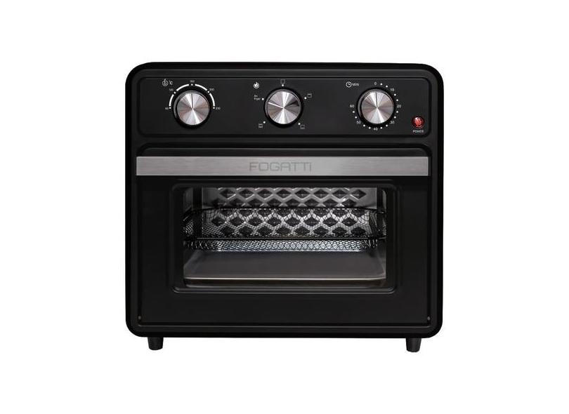 Forno De Bancada Air Fryer Com 22 Litros Fogatti Preto 110v Airfryer