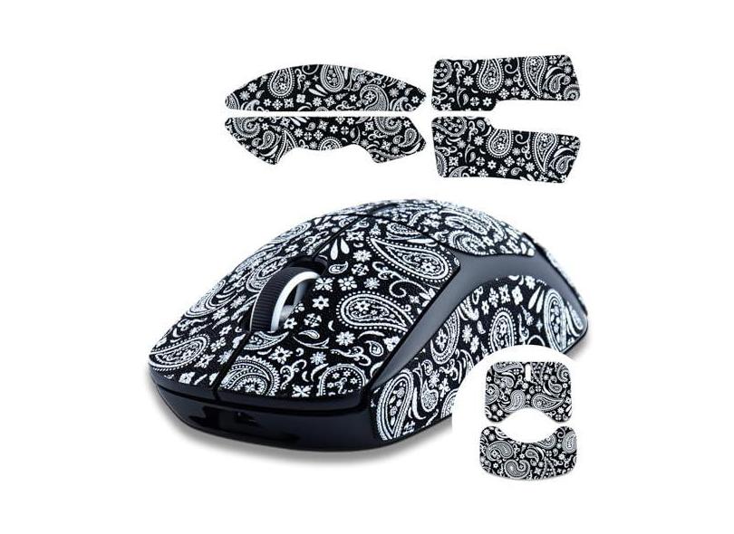 JOMKIZ Fita adesiva para mouse Logitech G Pro X Superlight, autoadesiva, pré-cortada, resistente ao suor, kit profissional de atualização de mouse, para os jogadores mais exigentes