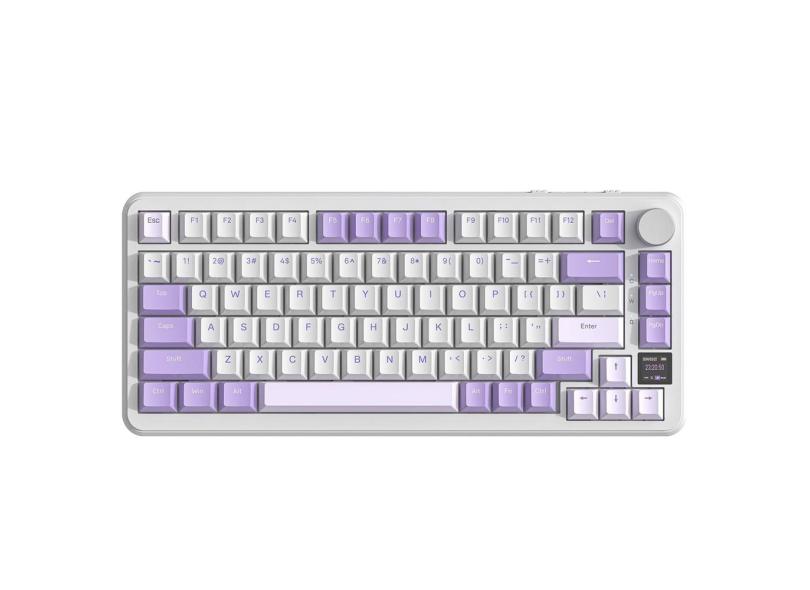 Teclado mecânico attack shark X85Pro 75% com tela e botão
