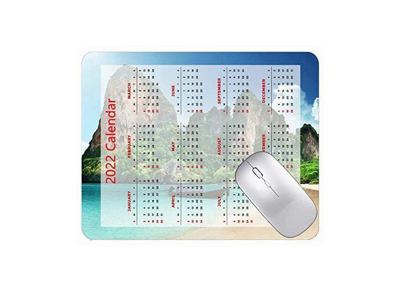 Mouse pad para jogos com design especial 2022, mouse pad de borracha para barco, praia na Tailândia, barco, mar