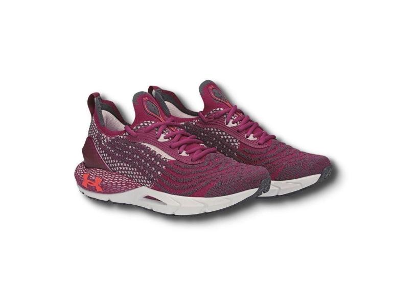 Tenis Under Armour Vinho Hover Overlap-Feminino
