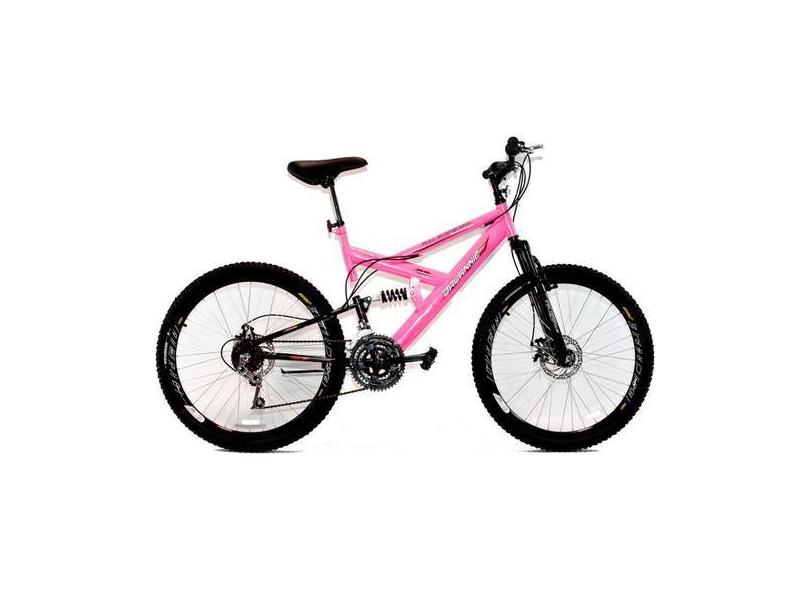 Bicicleta Aro 26 Mtb 18V Full Suspention Duplo Freio A Disco Max 260 P