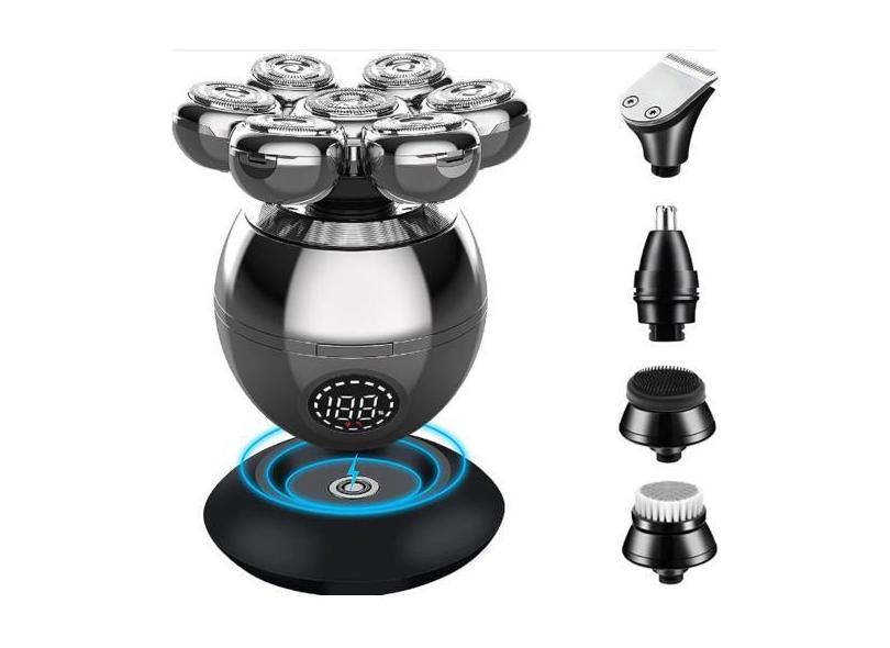 Cortador 6 Em 1 Barber 1.7D Display Led Corta Barba - A.R Variedades M