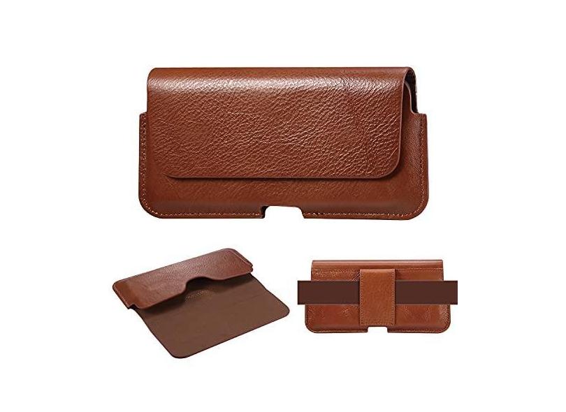 Coldre Horizontal Para Cinto - Bolsa Para IPhone 16, 15, 14, 13, 12 - Acesso Rápido Magnético