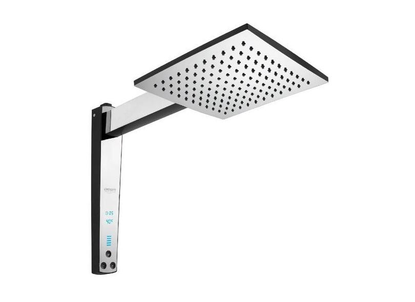 Chuveiro Digital Lorenzetti Acqua Century Preto/Cromado 6800W 220V