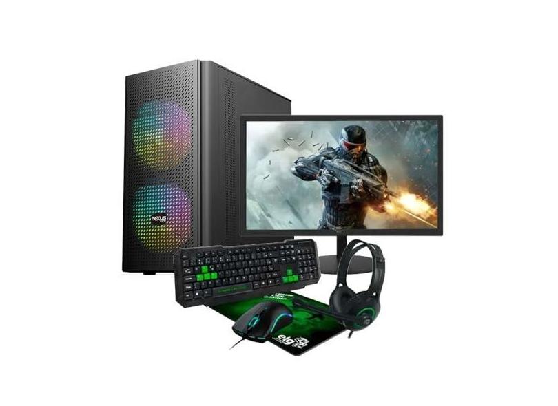 KIT PC Gamer I7-6700, RX 550 4GB, 8GB RAM, SSD 240GB, 500W 80 PLUS, NEON