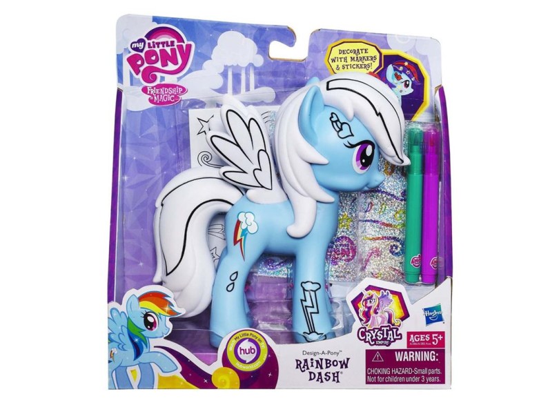 Boneca My Little Pony Decore a Pony Rainbow Dash Hasbro