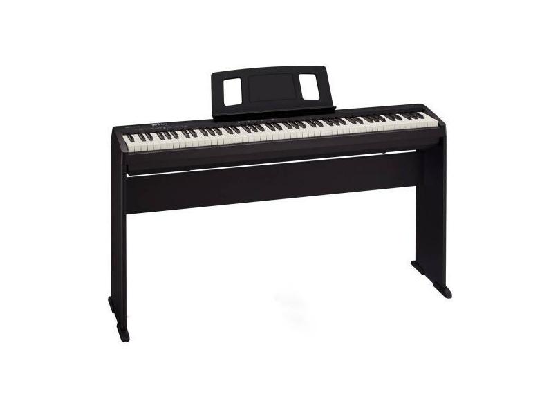 Piano Digital Com Estante Fp-10 Bk + Kscfp10bk - Roland