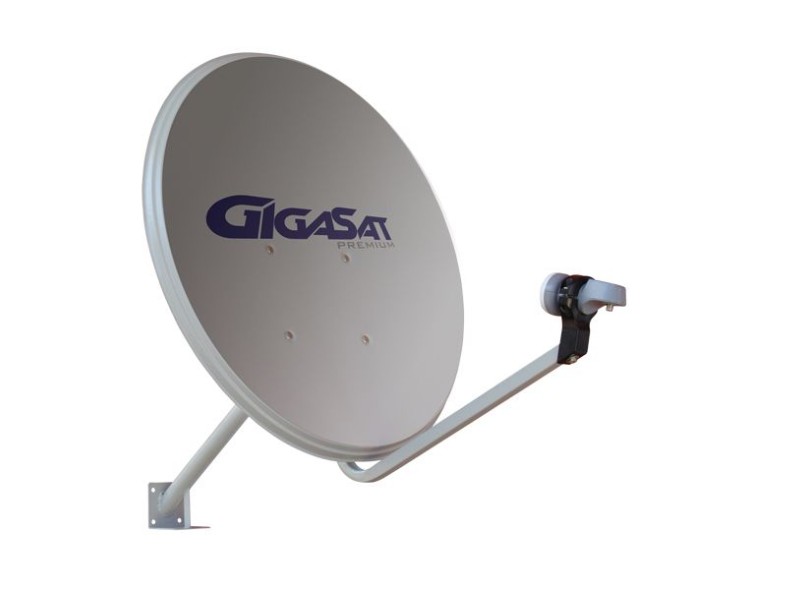 Antena de TV Parabólica Via Satélite - GigaSat 0.60cm