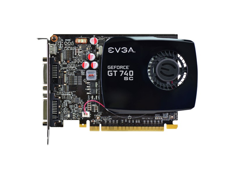Placa de Video NVIDIA GeForce T 740 4 GB DDR3 128 Bits EVGA 02G-P4-2742-KR
