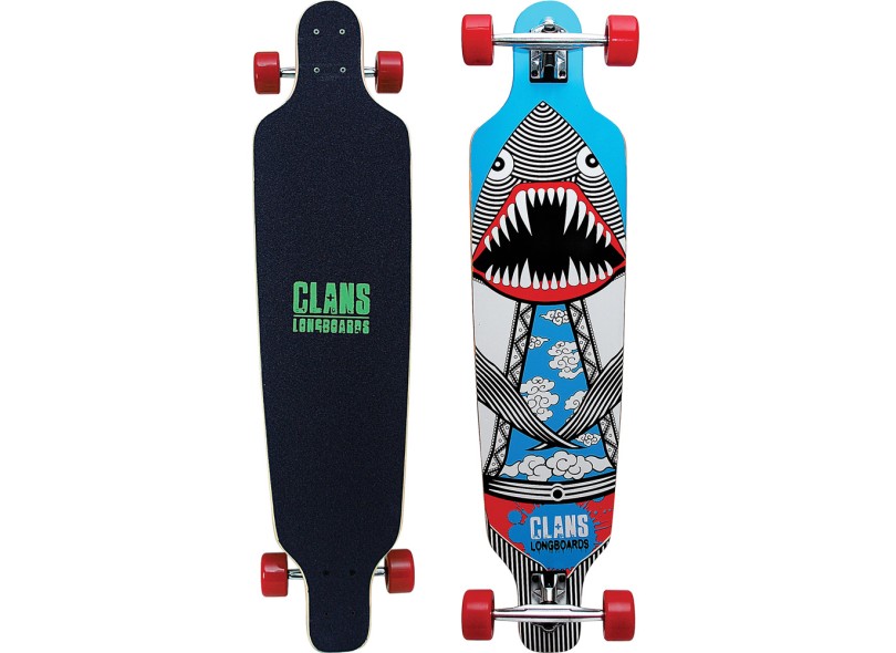 Skate Longboard - Clans Flying Dinoshark II