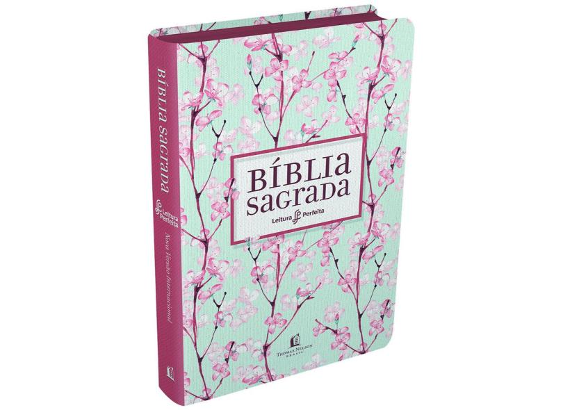 Bíblia NVI Leitura Perfeita - Capa Cerejeira, Letra Normal, Tecido - Thomas Nelson Brasil - 9788578602031