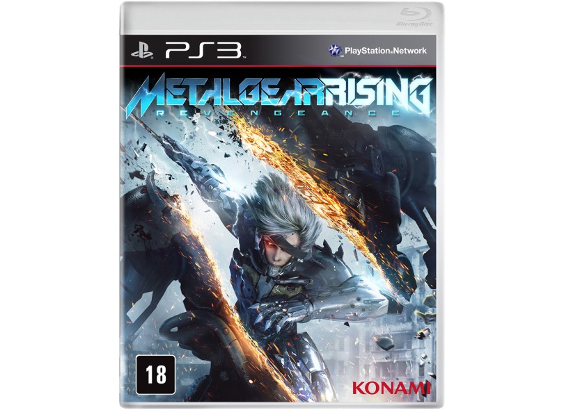 Jogo Metal Gear Rising: Revengeance Konami PlayStation 3