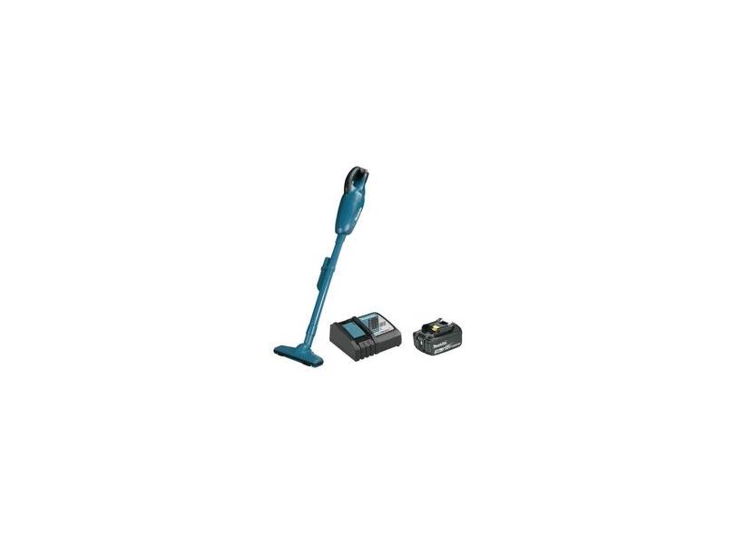 Aspirador De Pó Dcl180 Makita + Car. Bat. 18v 3ah 3 Filtros