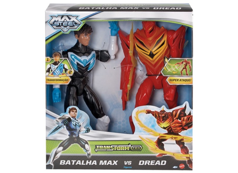 Boneco Max Steel Batalha Max vs Dread - Mattel