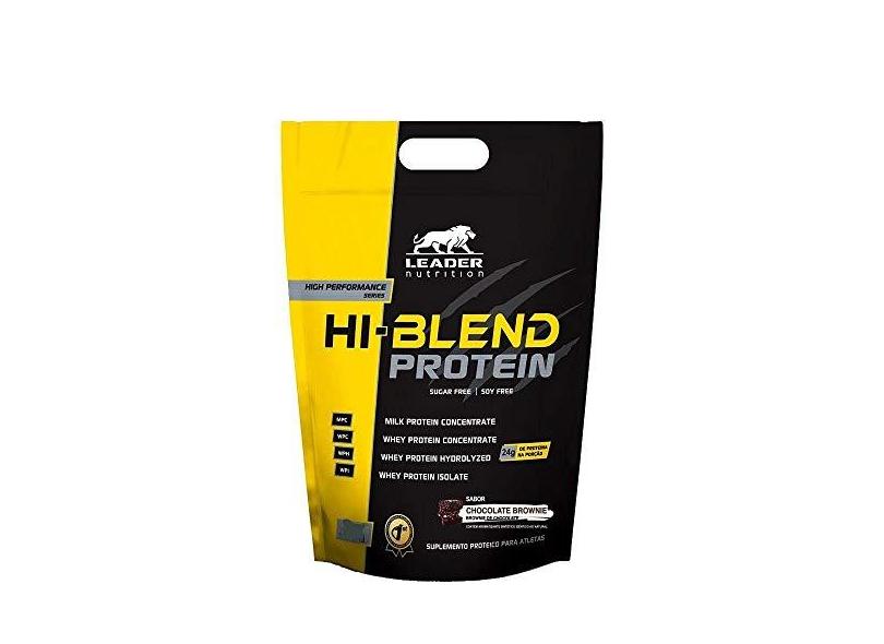 HiBlend Protein 900g Refil Sabor Amendoim Leader Nutrition, Leader