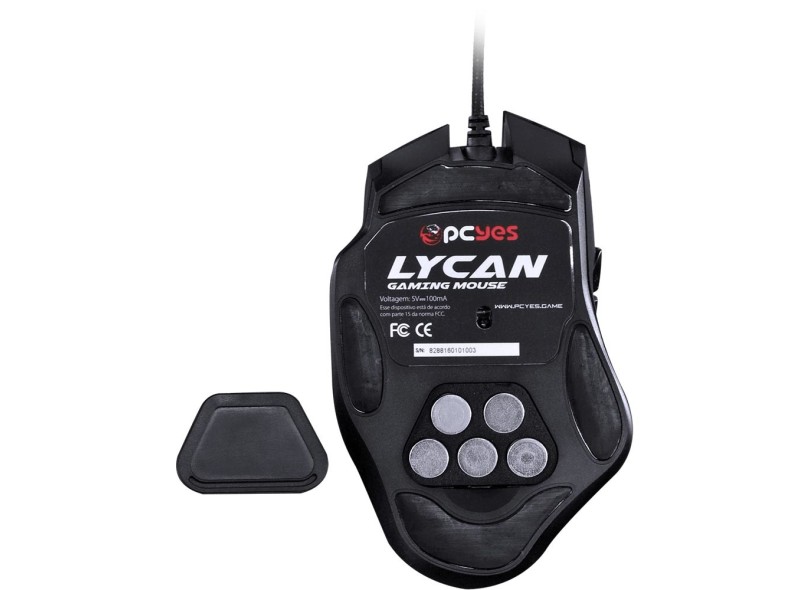Mouse Laser Gamer USB Lycan - PCYes com o Melhor Preço é no Zoom