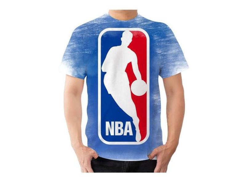 camisa logo nba