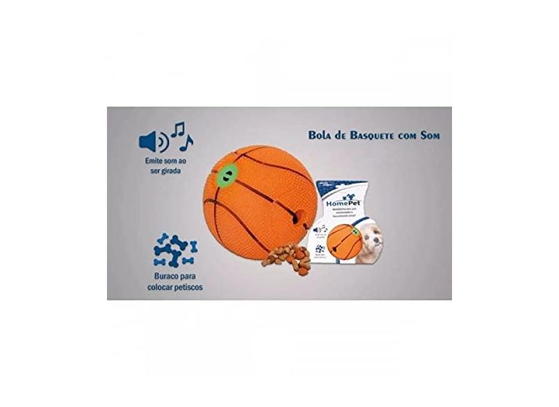 Bola Basquete com Som HomePet