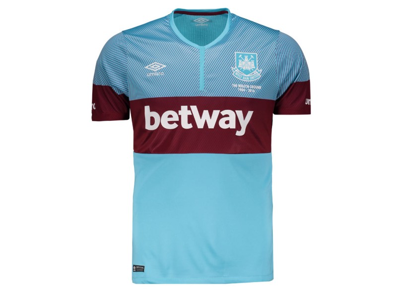 Camisa Torcedor West Ham II 2016/17 sem Número Umbro