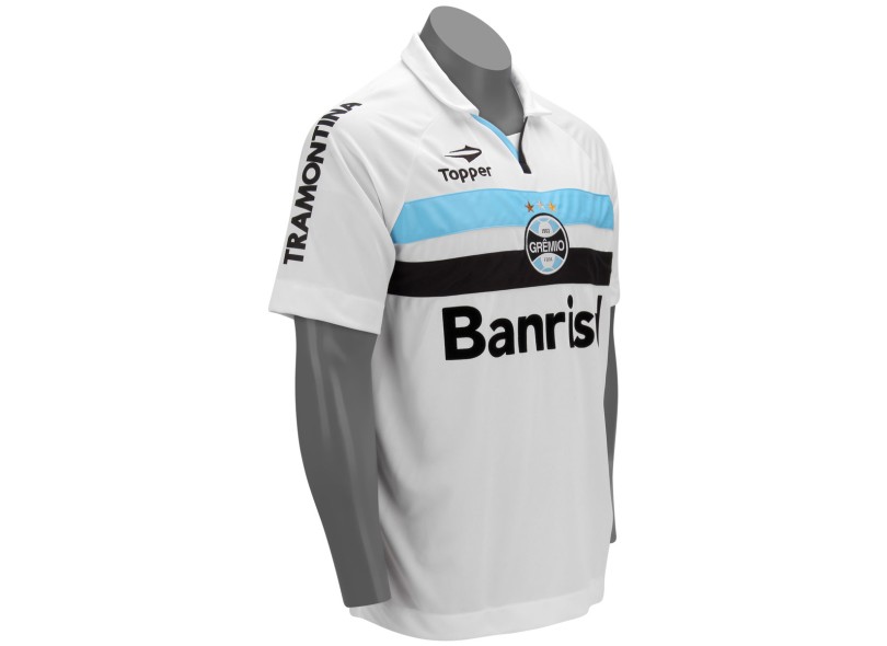 Camisa Jogo Grêmio II 2012 sem número Topper