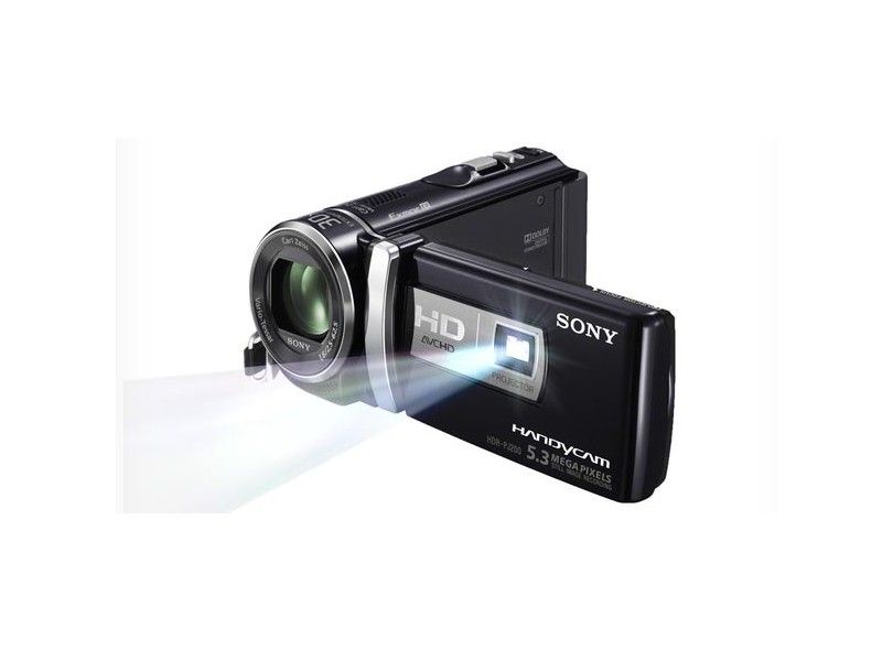 Filmadora Sony Full HD com Projetro Integrado HDR-PJ200