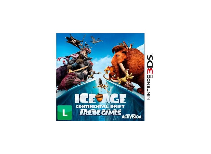 Jogo Ice Age Continental Drift Arctic Games Activision Nintendo 3DS