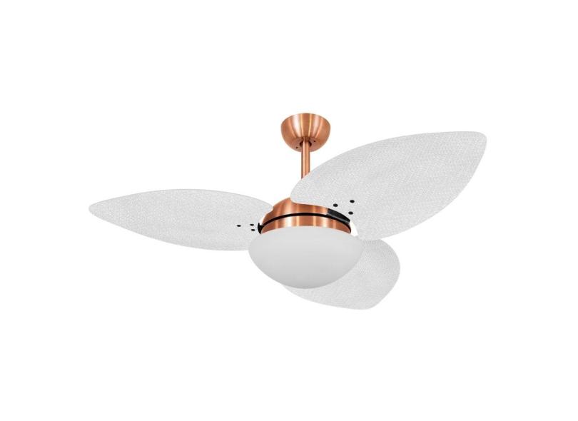 Ventilador De Teto Volare Cobre Vd42 Dunamis S3 Palmae 3 Pás   - 