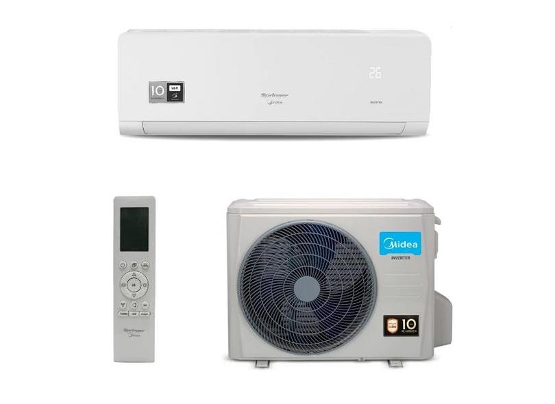 Ar-Condicionado Split Hi Wall Springer Midea Xtreme Save Connect 18000 BTUs Frio Inverter 42AGVCI18M5 / 38AGVCI18M5