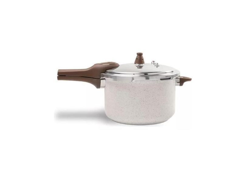 Panela De Pressão 24 Cm 6,8L Revestimento Cerâmico Ceramic Life Pressu