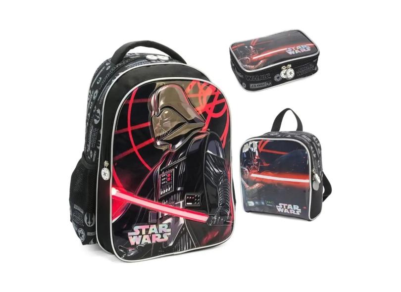 Kit Mochila Star Wars De Costas Lancheira E Estojo - Luxcel em Promoção ...