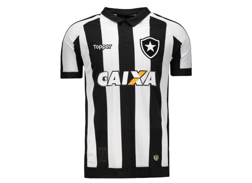 Camisa Torcedor Botafogo I 2017/18 Sem Número Topper