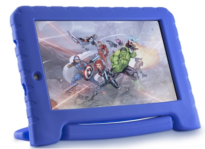 Tablet Multilaser 8.0 GB IPS 7.0 " Android 7.0 (Nougat) 2.0 MP Disney Vingadores Plus NB280