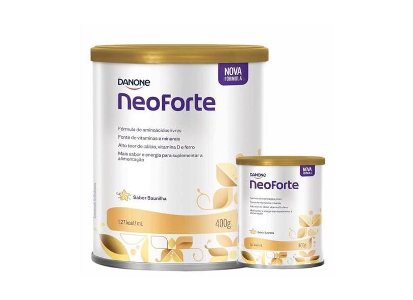 2 Latas- Suplemento Alimentar Neoforte Danone Nutricia 400G em Promoção ...