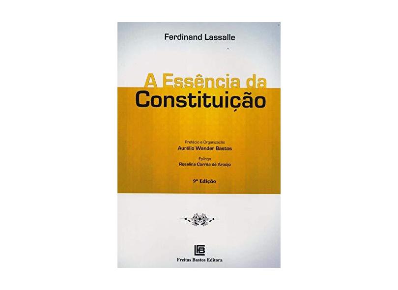A Essência da Constituição - Ferdinand Lassalle - 9788579871832