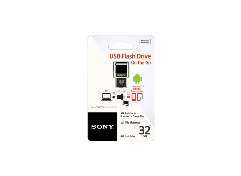 Pen Drive Sony Micro Vault 32 GB USB 2.0 USM32SA1/B