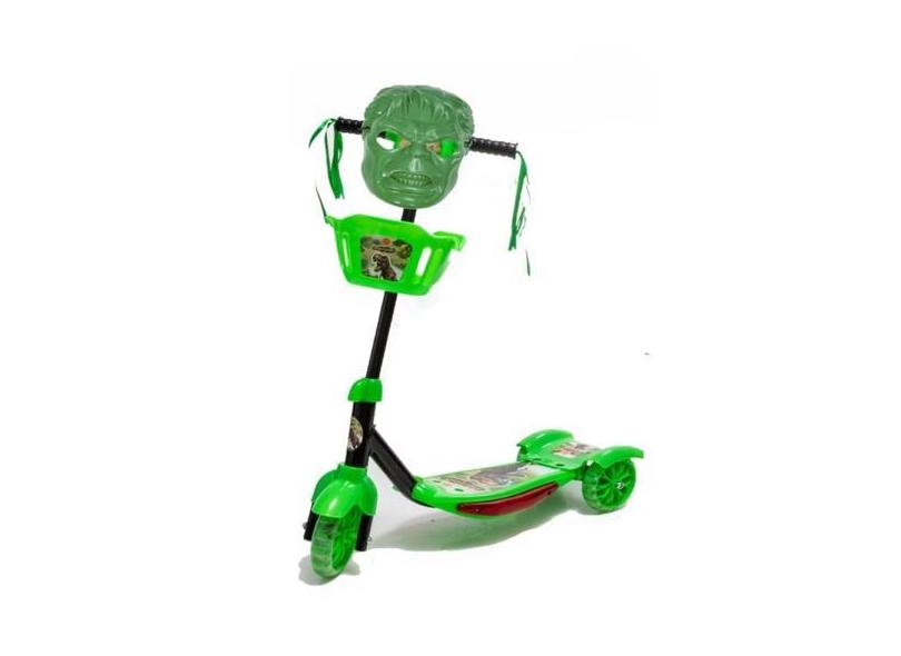 Patinete Para Crianças Ate 35Kg De Dinossauro - Dm Toys