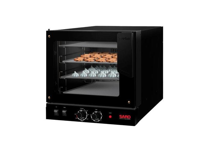 Forno De Bancada Turbo Elétrico Com 4 Esteiras Bancada Preto Forno de Bancada, Forno Bancada Turbo, Forno de Bancada Elétrico, Forno para Torre Quente, Forno de Embutir, FT11, FT22