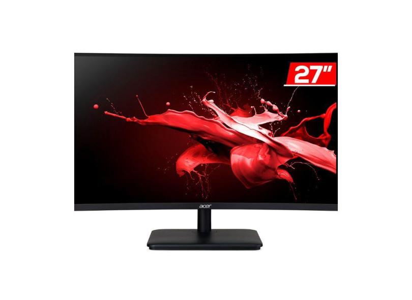 Monitor Gamer Curvo Acer ED270 X2BMIIPX Nitro, 27 LED full hd, 240Hz 1ms, DisplayPort e hdmi - UM. HE0AA.204