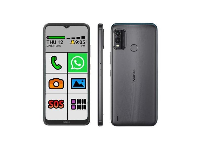 Smartphone Celular Telefone Idoso Nokia 4G 128GB Tela 6,5 Câm 50MP And