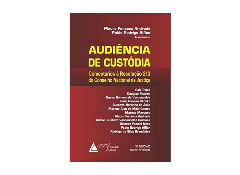 Audiência De Custódia - Andrade,mauro Fonseca - 9788595900295
