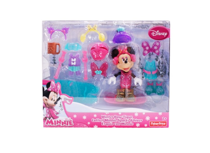 Boneca Disney Minnie Esquiadora Mattel