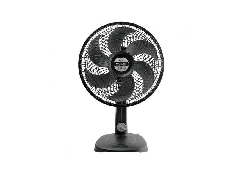 Ventilador De Mesa Mallory 30cm Ts30 Preto